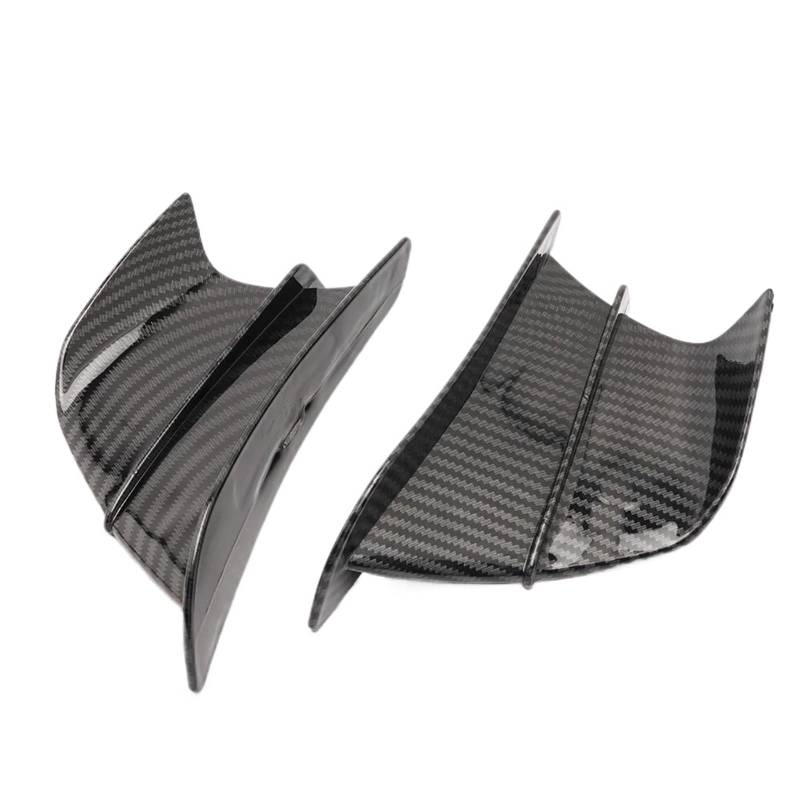 WWHUMM Frontverkleidungs-Winglet Für R1200GS R1250GS S1000R S1000RR S1000XR R1200RS R1250RS Vorderseite Winglet Deflektor Aerodynamische Flügel Spoiler Zubehör Motorrad-Flügel-Spoiler(2) von WWHUMM