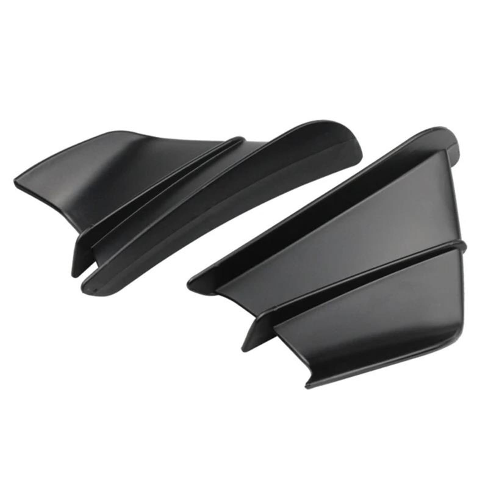 WWHUMM Frontverkleidungs-Winglet Universelle Motorrad-Frontverkleidung, Seitliche Windflosse, Spoilerverkleidung Motorrad-Flügel-Spoiler(1) von WWHUMM