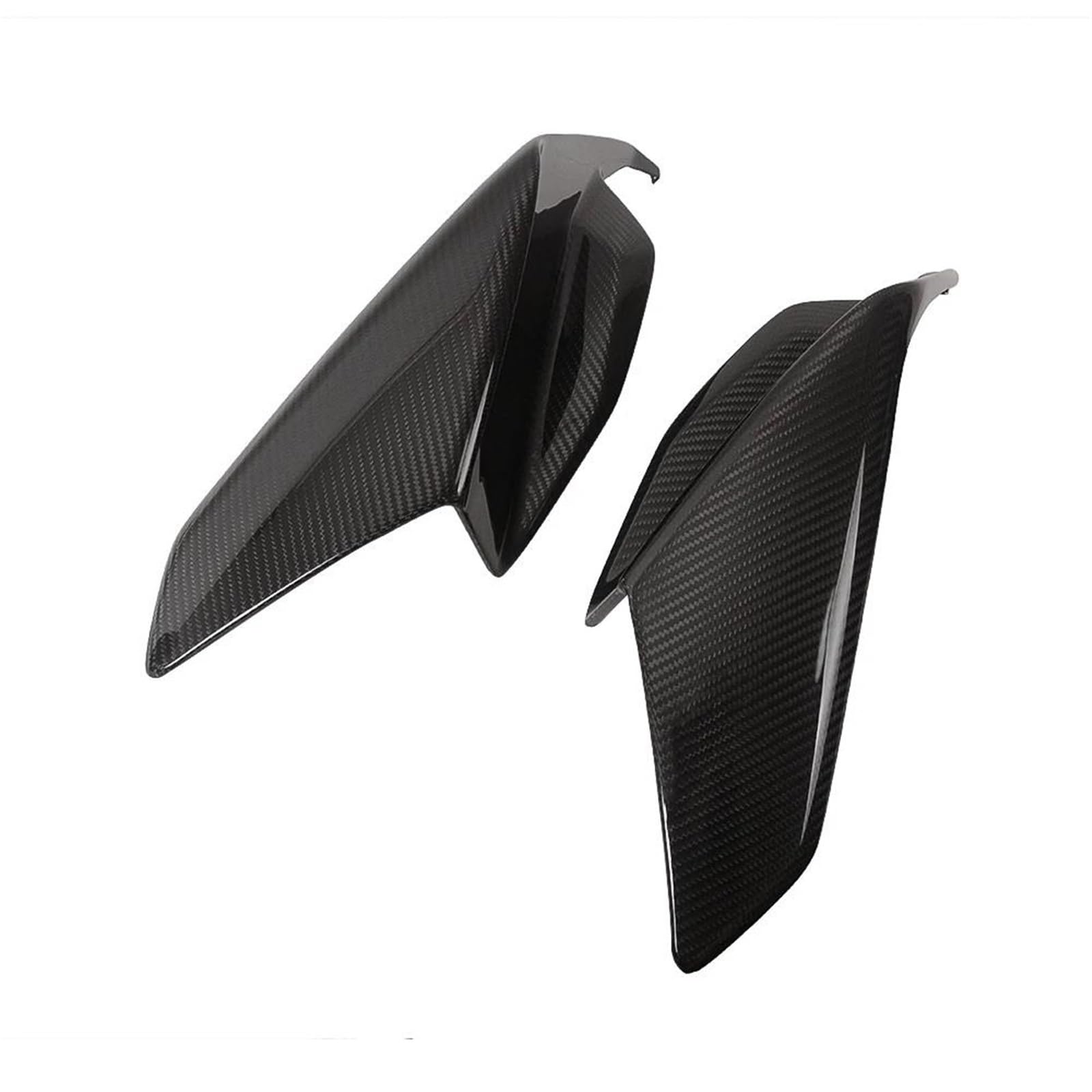 WWHUMM Moto Verkleidungs-Winglets Für Aprilia Für RSV4 2021 2022 2023 2024 Carbon Faser Air Deflektor Spoiler Seite Verkleidung Teil Kit Panels Motorrad Zubehör seitlicher Spoiler von WWHUMM