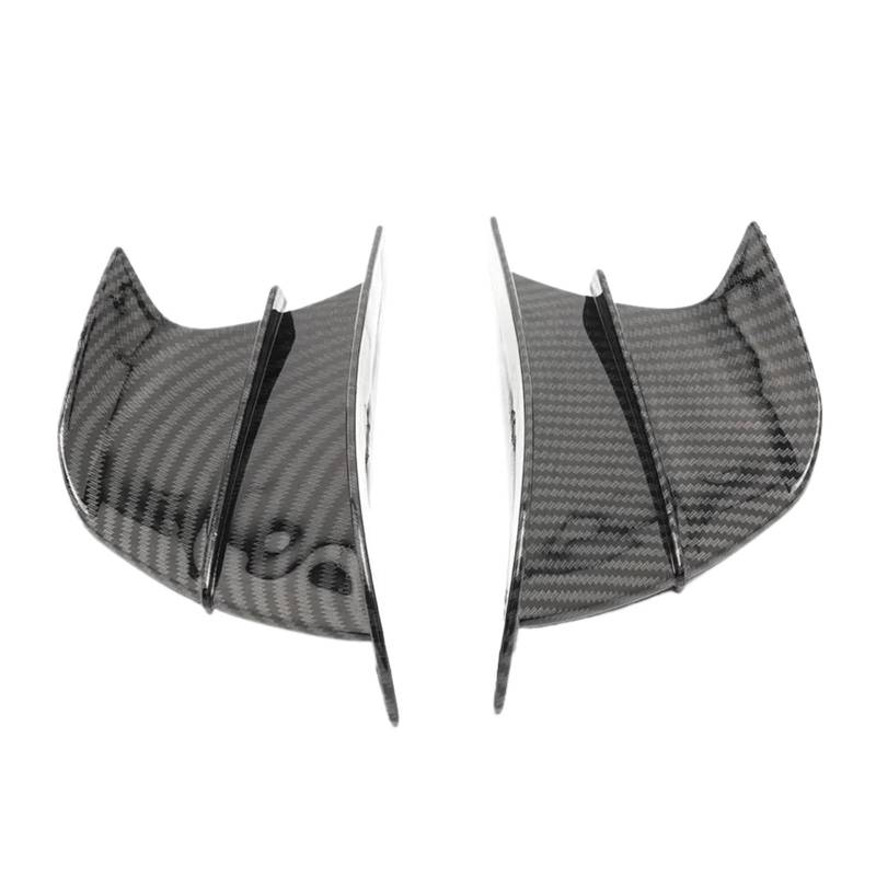 WWHUMM Moto Verkleidungs-Winglets Für K1200s K1200r Sport K1200gt K1300s K1300r K1300gt Verkleidung Zubehör Winglet Aerodynamische Flügel Deflektor Spoiler 1 Paar Aerodynamische Spoilerlippe(1) von WWHUMM