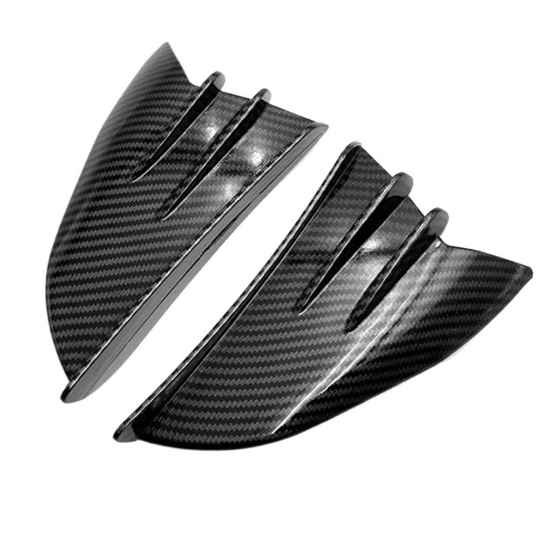 WWHUMM Moto Verkleidungs-Winglets Für Kawasaki Für N-ja 650 400 300 250 H2R ZX-14R ZX10R ZX6R ZX4R Z H2 1000SX Motorrad Winglet Aerodynamische Flügel Kit Spoiler Aerodynamisches Wing-Kit(2) von WWHUMM