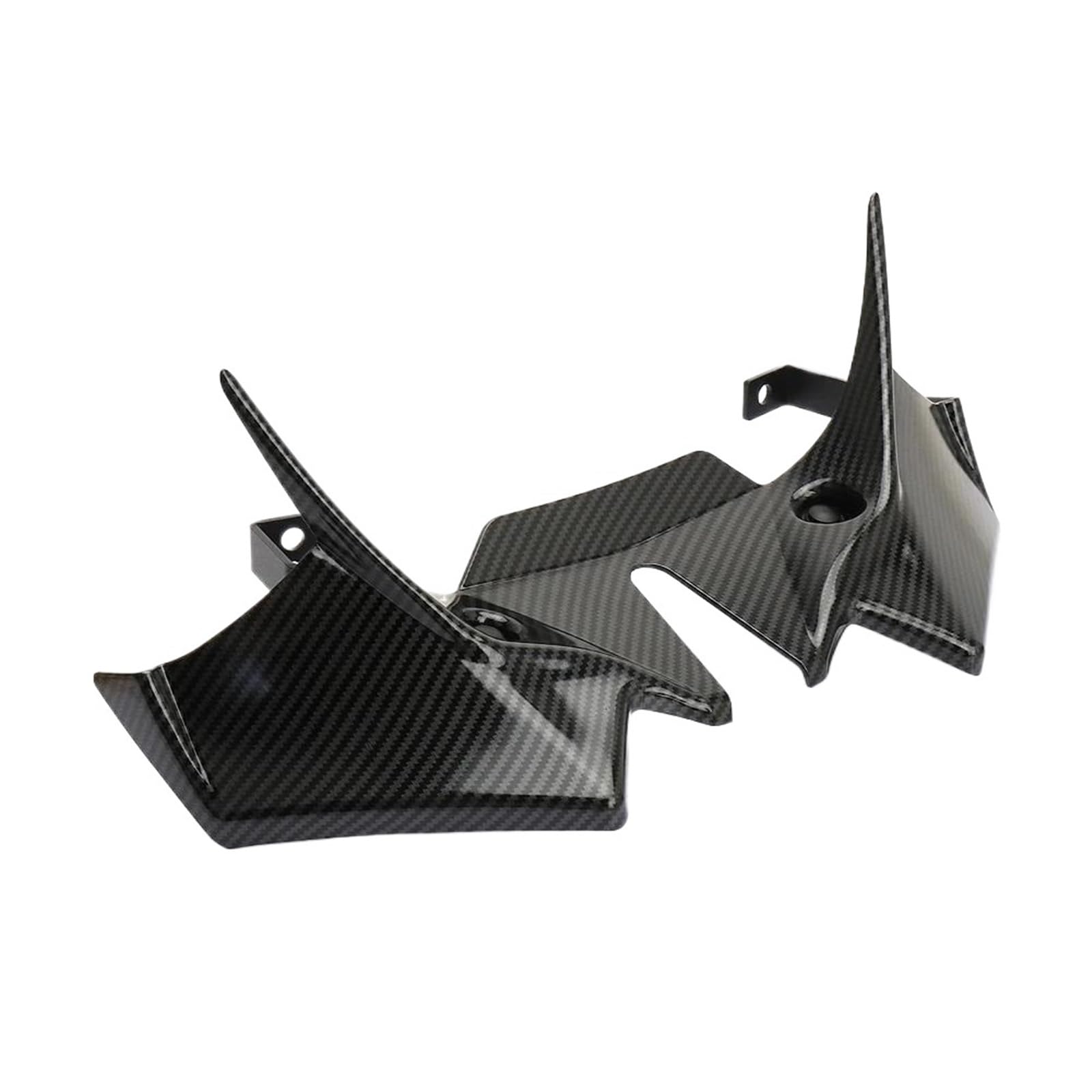 WWHUMM Moto Verkleidungs-Winglets Für Kawasaki Für Z650 2021 2022 2023 2024 Motorrad Nackt Front Spoiler Winglet Aerodynamische Flügel Kit Aerodynamische Spoilerlippe(2) von WWHUMM