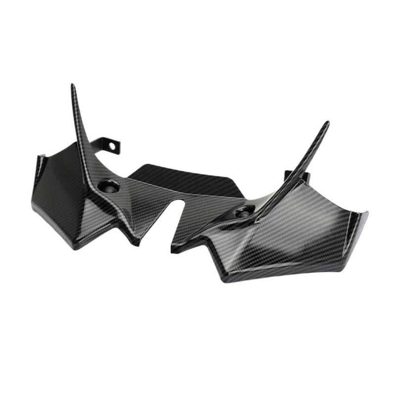 WWHUMM Moto Verkleidungs-Winglets Für Kawasaki Für Z650 2021 2022 2023 2024 Motorrad Sport Abtrieb Nackt Front Spoiler Aerodynamische Flügel Deflektor Kit Aerodynamische Spoilerlippe(2) von WWHUMM