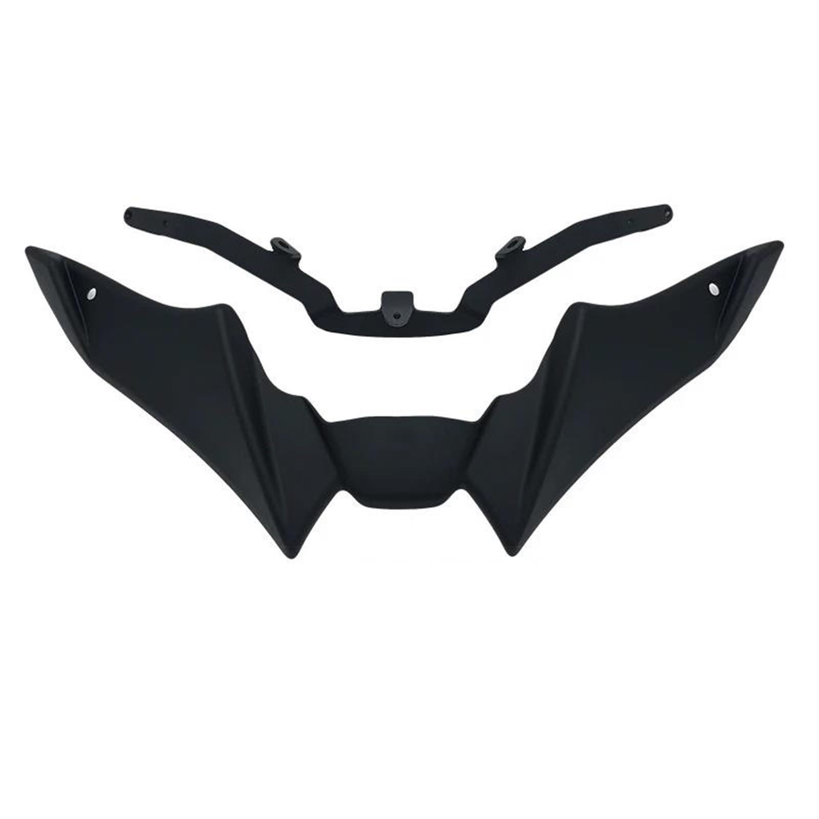 WWHUMM Moto Verkleidungs-Winglets Für YA&MA&HA Für MT-09 SP 2021-2023 Motorrad Vorderrad Kotflügel Schnabel Nase Kegel Verlängerung Extender Gugel Spoiler Abdeckung Aerodynamische Spoilerlippe(1) von WWHUMM