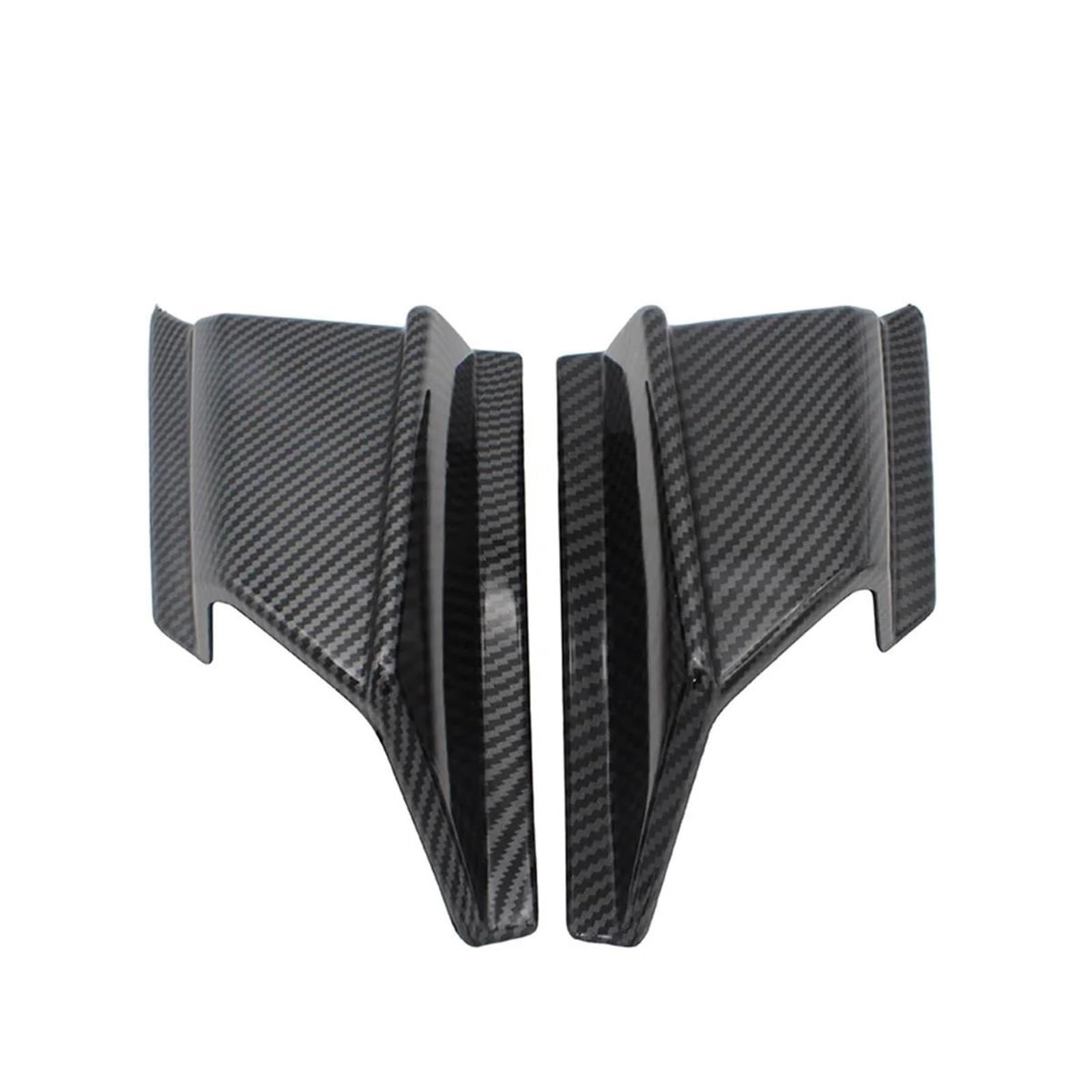 WWHUMM Moto Verkleidungs-Winglets Modifikationsteile Motorrad ABS Winglets Frontverkleidung Fin Spoiler Abdeckung Für CB150 R15 ADV150 NMAX155 XMAX300 TMAX560 TMAX530 Aerodynamische Spoilerlippe(2) von WWHUMM