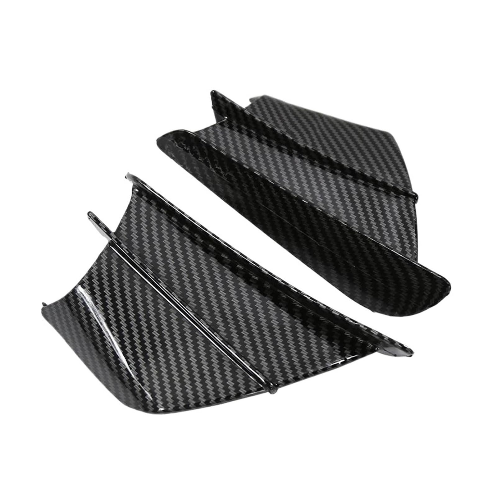 WWHUMM Moto Verkleidungs-Winglets Motorrad Winglet Aerodynamischer Wing Kit Spoiler Für Kawasaki Scooter Aerodynamisches Wing-Kit(2) von WWHUMM