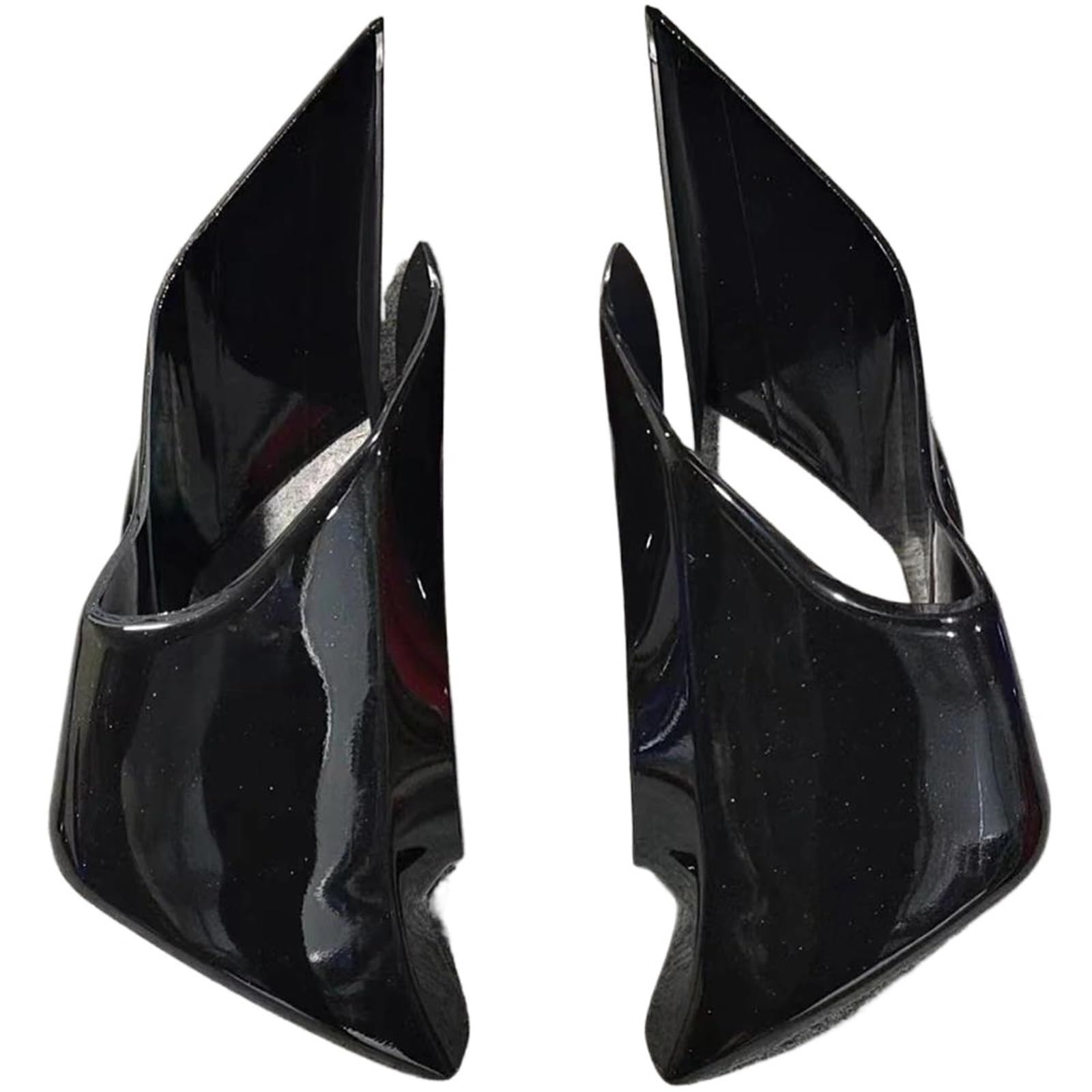 WWHUMM Moto Verkleidungs-Winglets Motorrad Winglets Aerodynamische Flügel Kit Vorderseite Spoiler Zubehör Für Ya&ma&ha Für R3 2019-2023 Fin Trim Abdeckung Aerodynamische Spoilerlippe(1) von WWHUMM