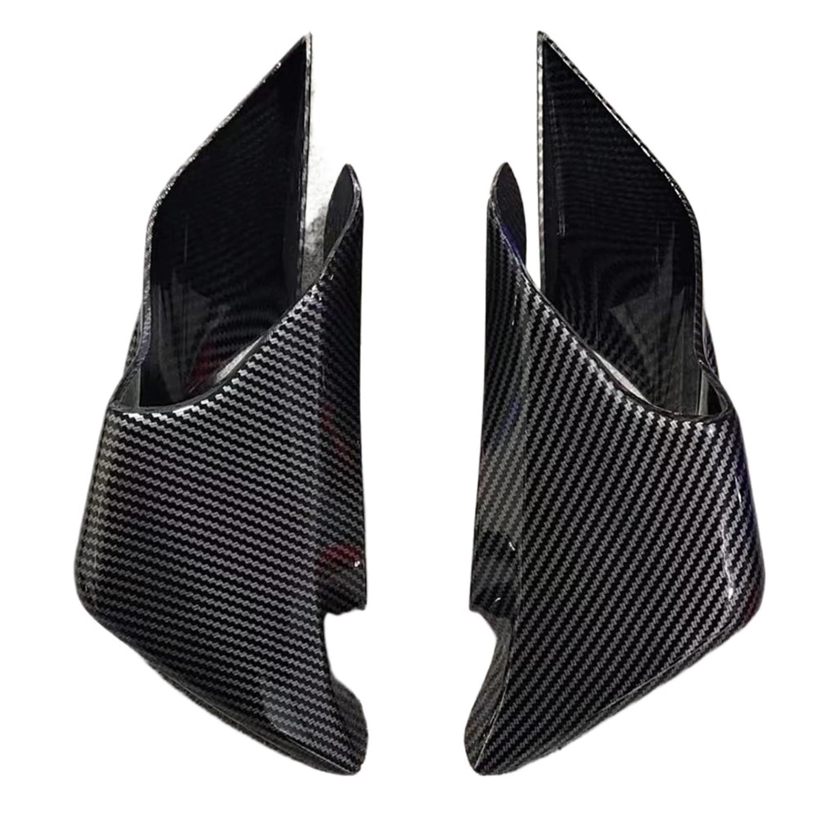 WWHUMM Moto Verkleidungs-Winglets Motorrad Winglets Aerodynamische Flügel Kit Vorderseite Spoiler Zubehör Für Ya&ma&ha Für R3 2019-2023 Fin Trim Abdeckung Aerodynamische Spoilerlippe(2) von WWHUMM