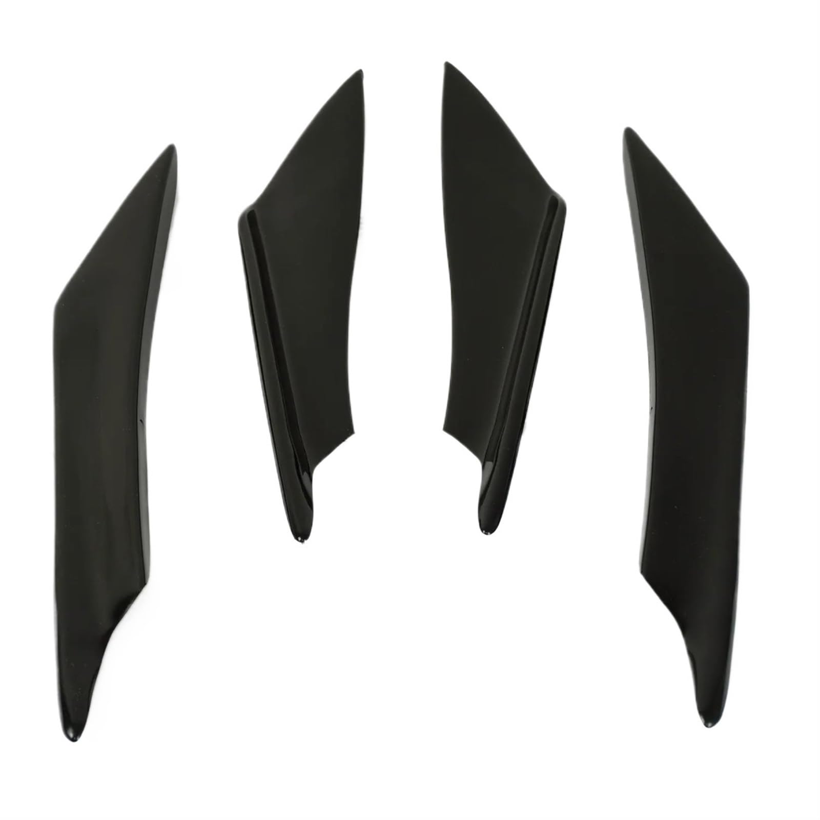 WWHUMM Moto Verkleidungs-Winglets Spoiler Universal Motorrad Winglet Frontflügel Air Deflect Kit 4PCS Kohlefaser Für Ya&ma&ha Für R6 R1 R3 seitlicher Spoiler(2) von WWHUMM