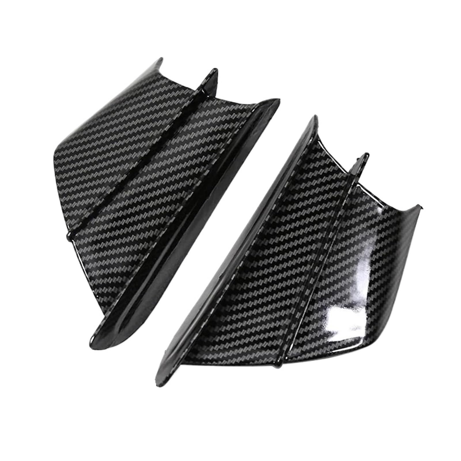 WWHUMM Moto Verkleidungs-Winglets Verkleidungsseite Winglet Aerodynamischer Flügelabweiser-Spoiler Für Kawasaki Für N-ja 650 400 300 250 H2R ZX-14R ZX-10R ZX-6R Aerodynamisches Wing-Kit von WWHUMM