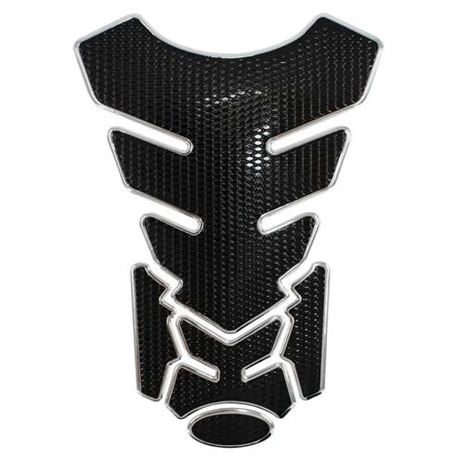 WWHUMM Motorrad-Aufkleber Motorrad Kraftstoff Tank Aufkleber 3D Gas Tankpad Protector Fishbone Decals Für Ducati Universal Pegatinas Moto Motorrad Tank Traction Pads(4) von WWHUMM