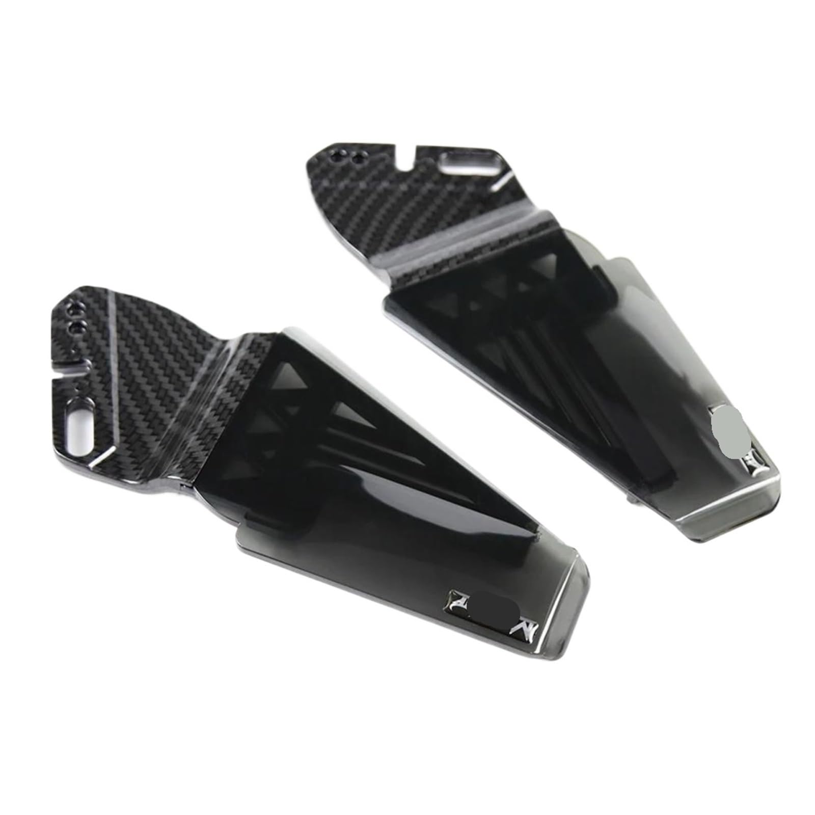 WWHUMM Motorrad-Flügel-Spoiler Für Suzuki Für Gsxr1000 Gsxr750 Gsxr600 Fixed Wing Motorrad Winglet Aerodynamische Flügel Kit Spoiler Rückspiegel Fixed Wing Aerodynamischer FlüGel Kit(5) von WWHUMM