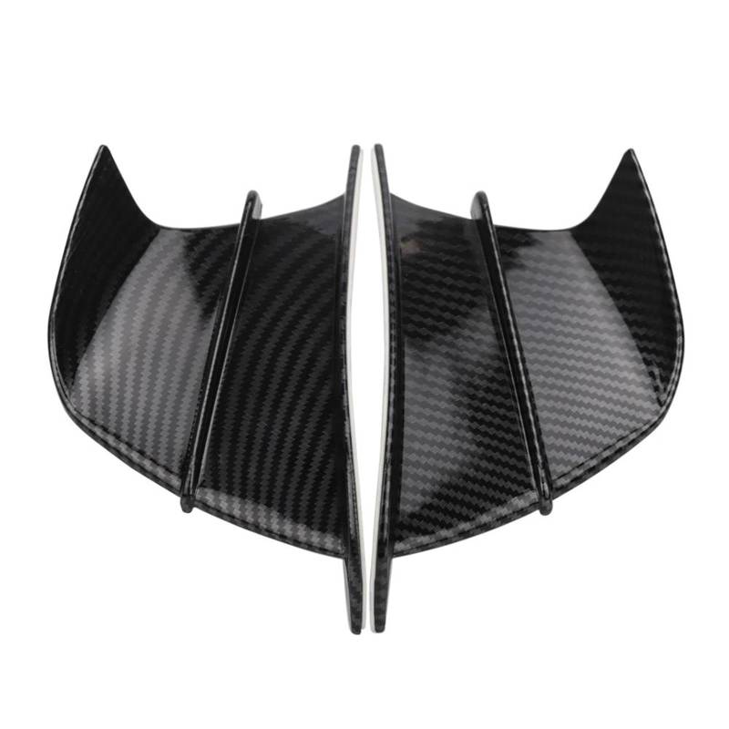 WWHUMM Motorrad-Flügel-Spoiler Motorrad Winglet Aerodynamischer Flügelsatz Spoiler Für Ya&ma&ha Für R1 R1M RS1 R3 R6 R6S R25 R125 125R 600R 50R YBR125 FZR1000 Aerodynamischer FlüGel Kit(1) von WWHUMM