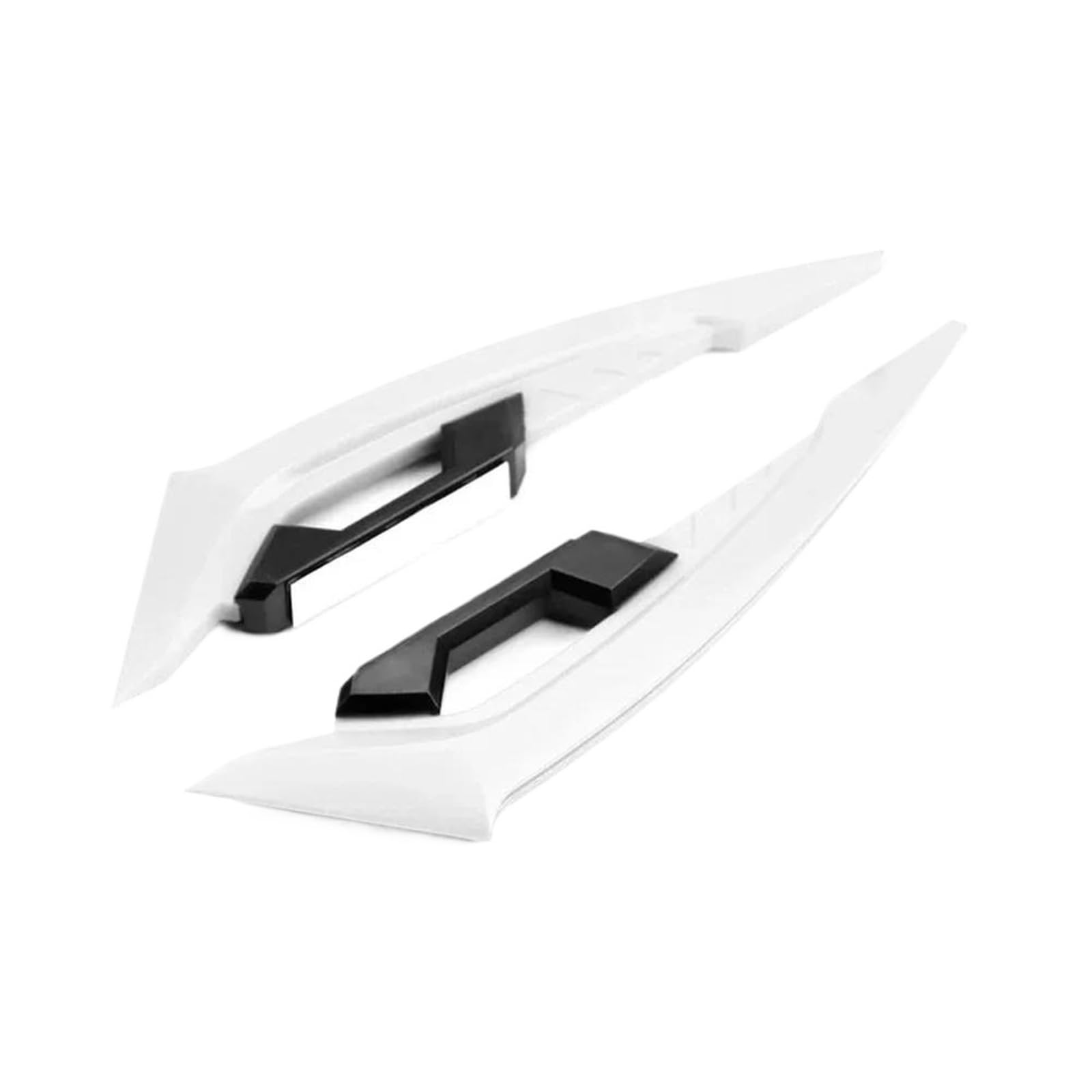 WWHUMM Motorrad-Flügel-Spoiler Motorrad-Winglets, Motorrad-Vorderseitenspoiler, Aerodynamischer Flügelsatz, Motorrad-Festwindflügel, Verwendet Für 250SR, 2 Stück Aerodynamischer FlüGel Kit(10) von WWHUMM