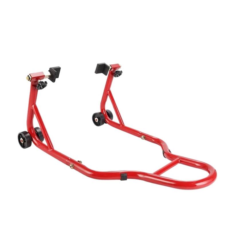 WWHUMM Motorrad Kippständer Paddock-Ständer Motorrad Für Kawasaki Für V-sys Z900 Z800 250 400 Motorrad Fußrastenträger(Red) von WWHUMM