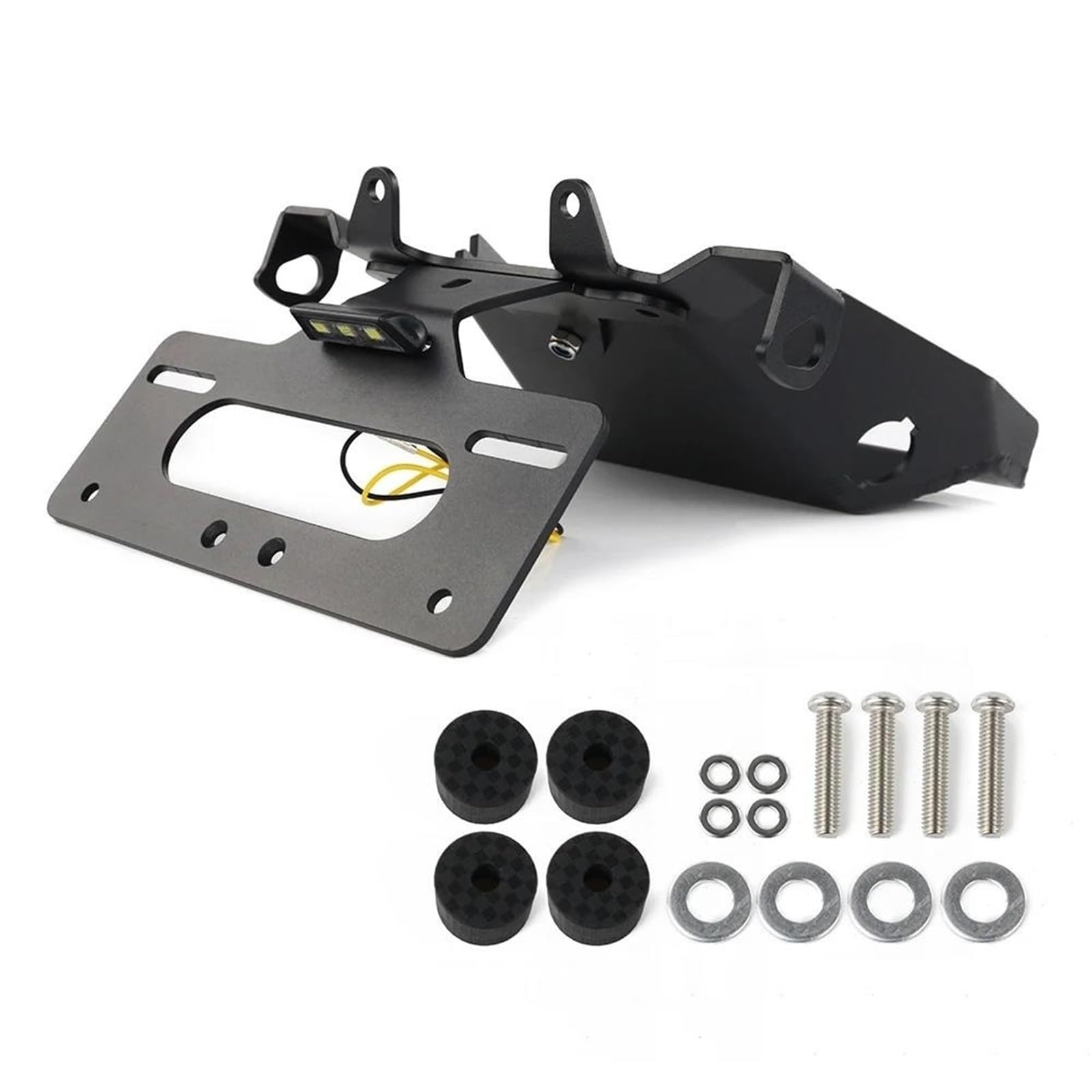 WWHUMM Motorrad Lizenz Kennzeichen Halter Motorrad Für Ducati Für Monster 696 1100 EVO 795 659 796 Kennzeichenhalter Halterung Mit Schwanz Ordentlich Fender Eliminator Kennzeichen Halter von WWHUMM