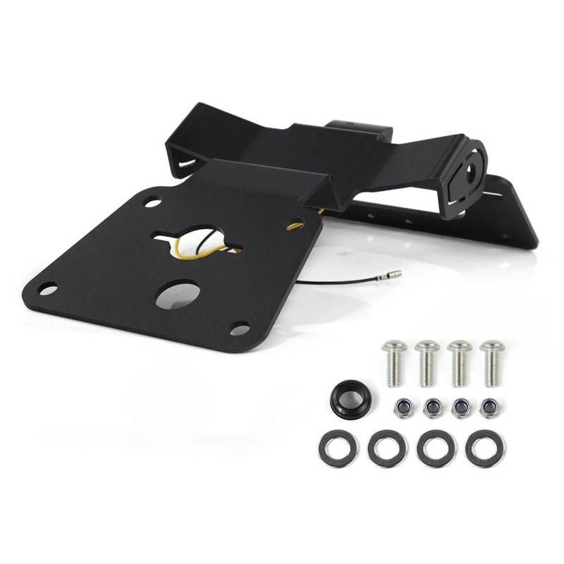 WWHUMM Motorrad Nummer Kennzeichenhalter Für Kawasaki Für Z900RS 2018 2019 2020 2021 2022 2023 2024 Motorrad Kennzeichen Halter Halterung Schwanz Ordentlich Fender Eliminator Motorrad Rahmen Halter von WWHUMM