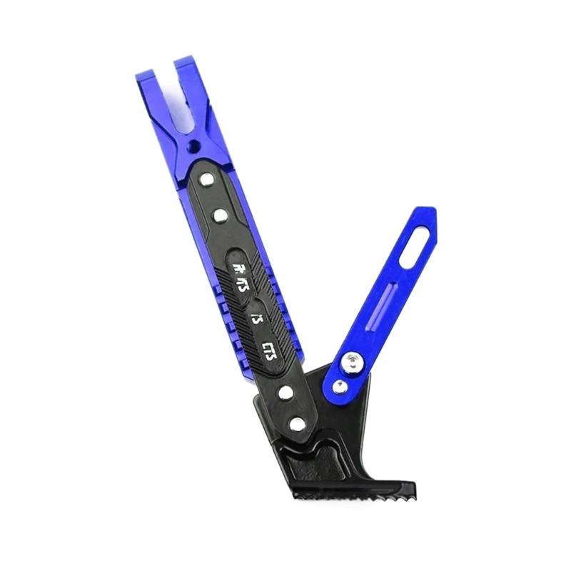 WWHUMM Motorrad Parkbeinstütze Staender Motorrad Fuß Halterung Kick Seite Stehen Beständig Parkplatz Roller Ständer Für CBR600RR 2004-2022 Montageständer Front oder Heckständer(Blue) von WWHUMM