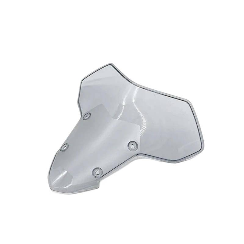 WWHUMM Motorrad Scheiben & Windabweiser Motorrad Windschutzscheibe Windschutz Schild Luftstrom Deflektoren Für Kawasaki Für N-ja Z-H2 SE 2021-22 2023 2024 Spoiler Deflektor(Light Smoke) von WWHUMM