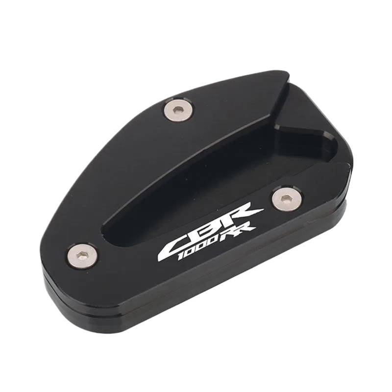 WWHUMM Motorrad Seitenständer Motorrad CNC Kickstand Fuß Seitenständer Verlängerung Pad Stützplatte Für CBR1000RR 2017–2021 Stützfuß Fußseitenständer(1) von WWHUMM