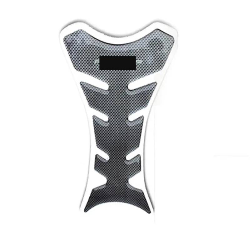 WWHUMM Motorrad Tankpad Schwarze Dekoration Dekoration Aufkleber Carbon Fishbone Form Faser Motorrad Tank Pad Dekoration Motorrad-Tankpad-Aufkleber-Schutz von WWHUMM