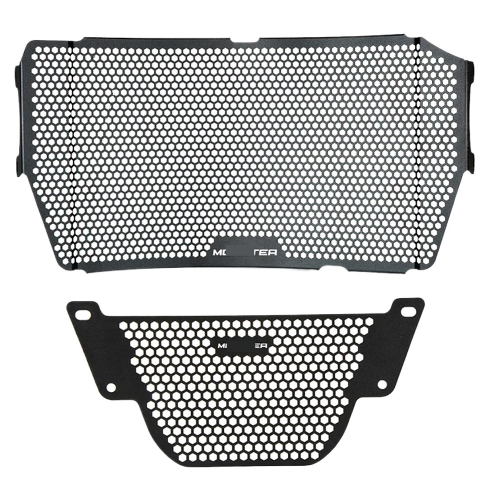 WWHUMM Motorrad-Tankschutznetz Motorrad Monster Kühlergrill Schutz Abdeckung Und Ölkühler Schutz Für Ducati Für Monster 1200 1200S 1200R 2013-2023 Motorrad Tank Kühlerschutzschild(2) von WWHUMM