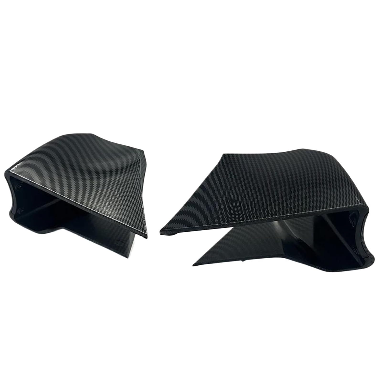 WWHUMM Motorrad Wind Befestigung FlüGel Für Kawasaki Für N-ja ZX-4R ZX-4RR ZX25R Motorrad Winglet Aerodynamische Flügel Kit Spoiler Front Air Wing Kit Spoiler Moto Verkleidungs-Winglets(2) von WWHUMM