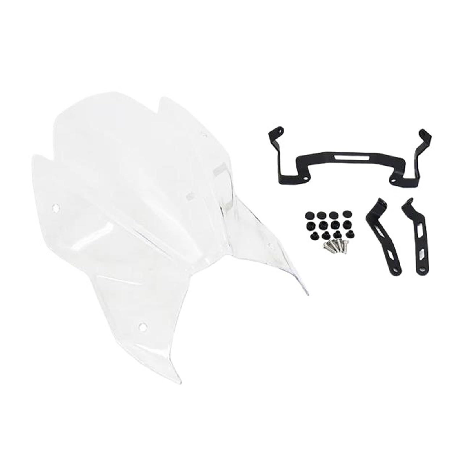 WWHUMM Motorrad Windabweiser Motorrad Sport Touring Windschutzscheibe Windschutz Für Suzuki Für GSX-S950 GSX-S1000 2023 2022 2021 Windschutzscheibe Zubehör(Transparent) von WWHUMM