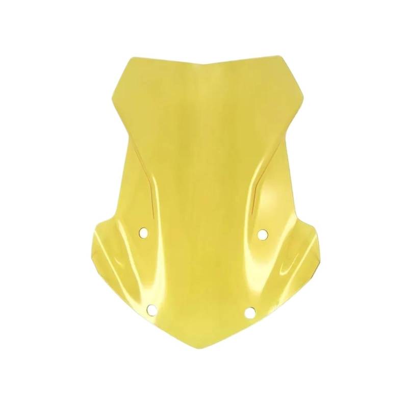 WWHUMM Motorrad Windabweiser Windschutzscheibe Motorrad Double Bubble Windschutzscheibe Windabweiser Schutz Für R1250GS Abenteuer R1200GS 2018–2023 Windschutzscheibe Zubehör(Yellow) von WWHUMM