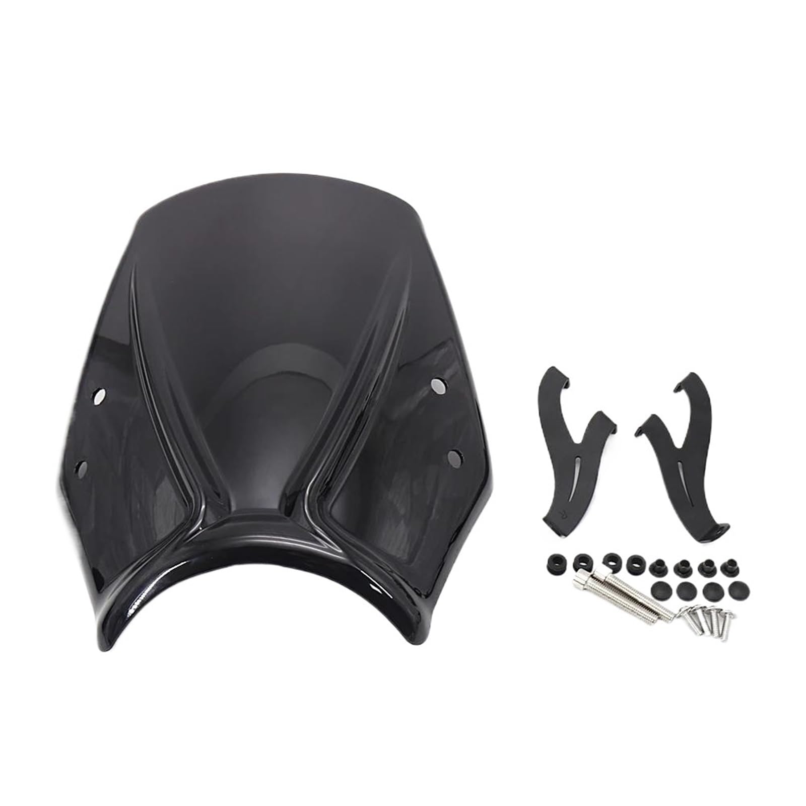 WWHUMM Motorrad Windschutzscheibe Motorrad Zubehör Windschutzscheibe Windabweiser Windschutz Verkleidung Schallwand Abdeckung Für Tr&ident Für 660 2021 2022 Spoiler Deflektor(3) von WWHUMM