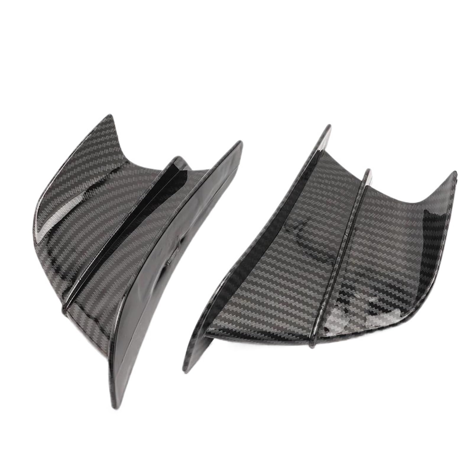 WWHUMM Motorrad-aerodynamischer Flügel Für Ducati Für 899 959 1199 1299 Panigale V4 V4S V2 Hypermotard 950 Diavel Verkleidung Winglet Aerodynamische Flügel Spoiler Zubehör Seitenverkleidungen(2) von WWHUMM