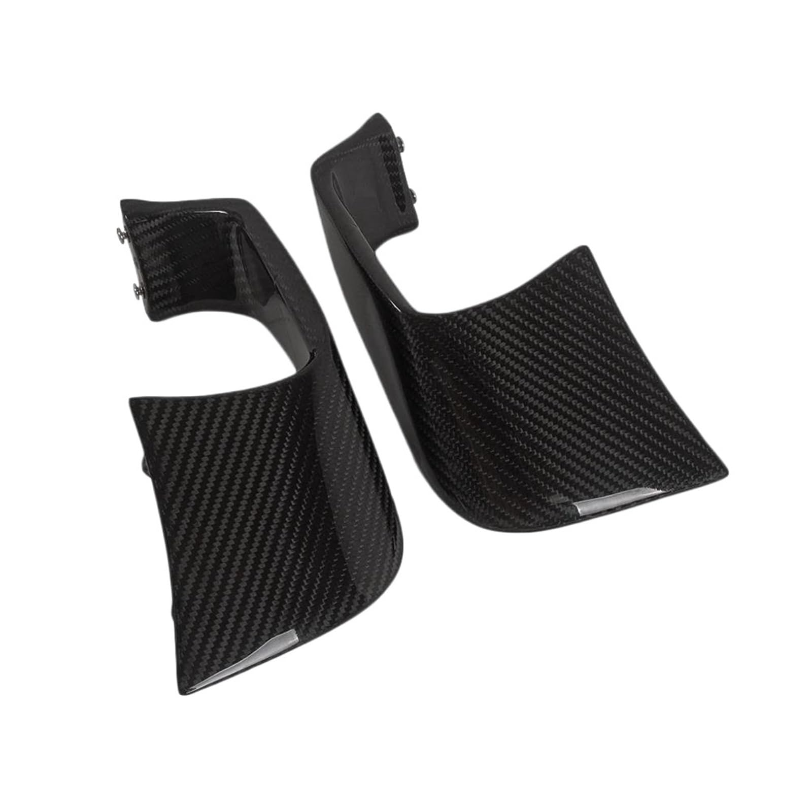 WWHUMM Motorrad-aerodynamischer Flügel Motorrad Winglets Windabweiser Flügel Kit Spoiler Luftabweiser Kohlefaser Twill Für Ya&ma&ha Für R1 R1M 2015-2018 2019 2020 Seitenverkleidungen von WWHUMM