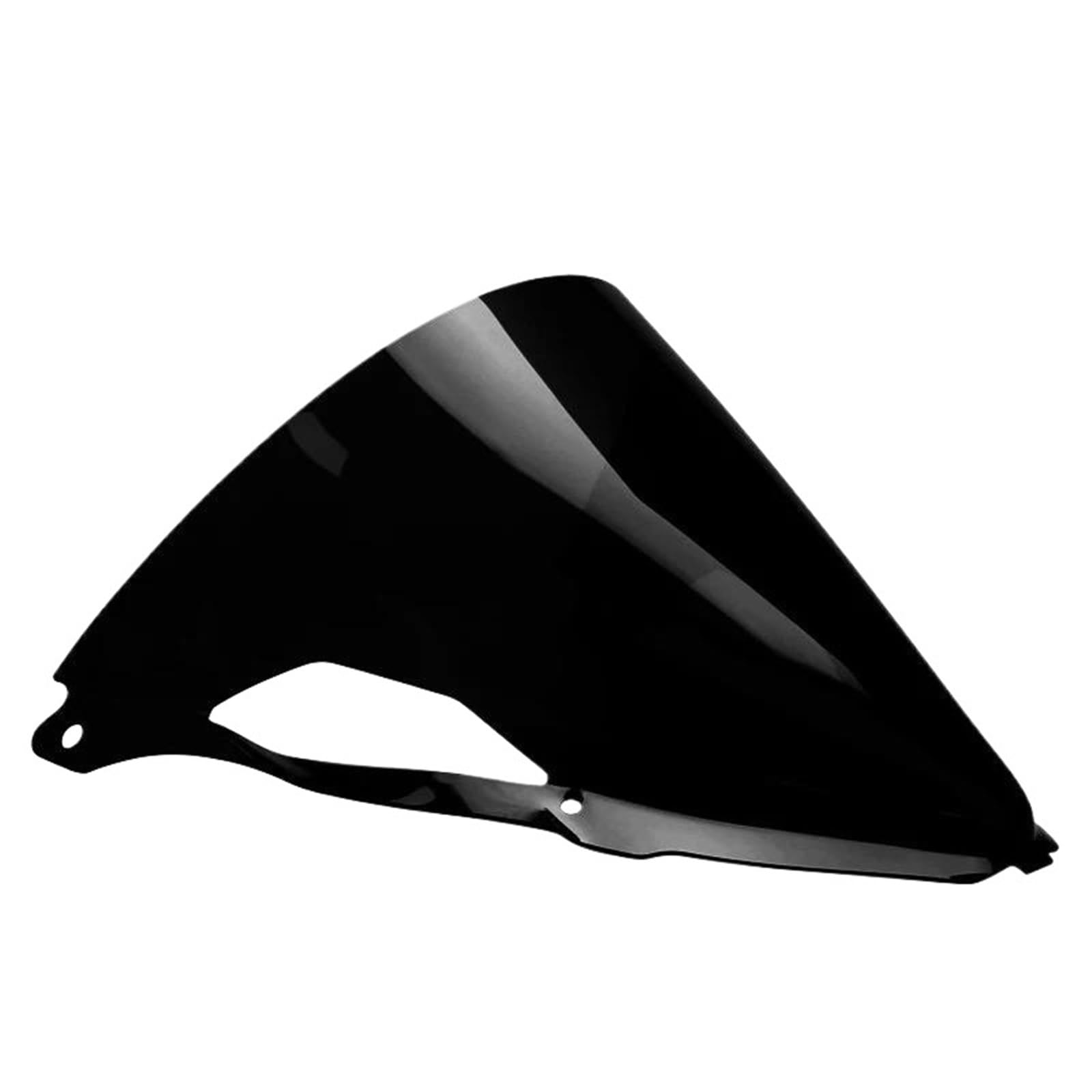 WWHUMM Windschutz Scheibe Motorrad Frontscheibe Windschutzscheibe Schallwand Windabweiser Für ZX-6R 2024 Spoiler Deflektor(Black) von WWHUMM