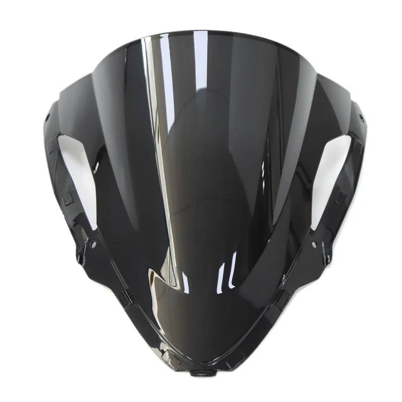 WWHUMM Windschutz Scheibe Motorrad Windschutzscheibe Windabweiser Schild Schutz Für Kawasaki Für ZX6R 2024 Spoiler Deflektor(Dark Gray) von WWHUMM