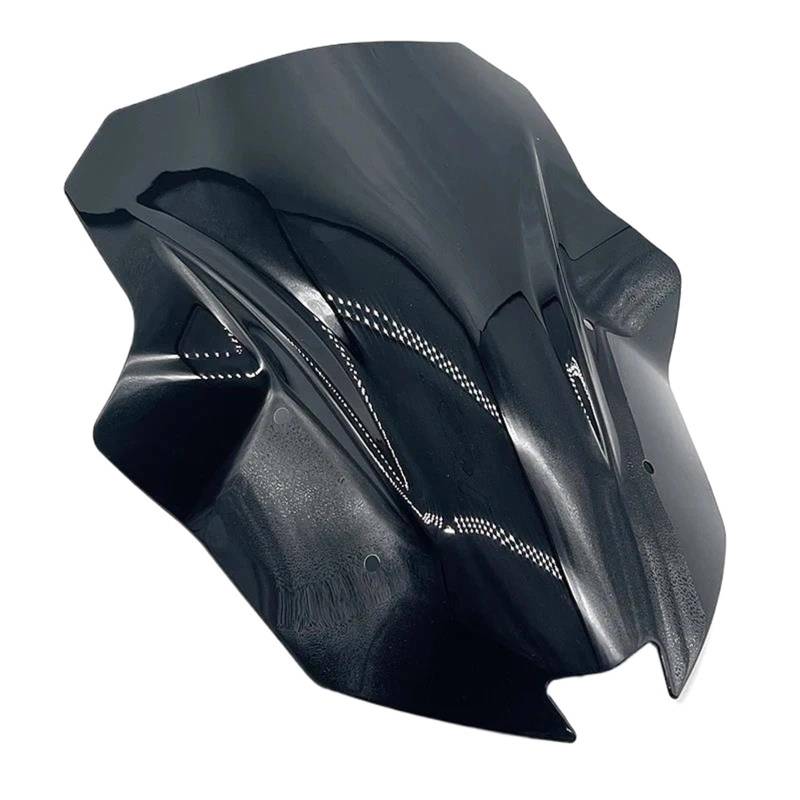 WWHUMM Windschutz Scheibe Motorrad Windschutzscheibe Windabweiser Schutz Für Kawasaki Für Z1000SX N-ja 1000 2017 2018 2019 2020 21 Spoiler Deflektor(Black) von WWHUMM