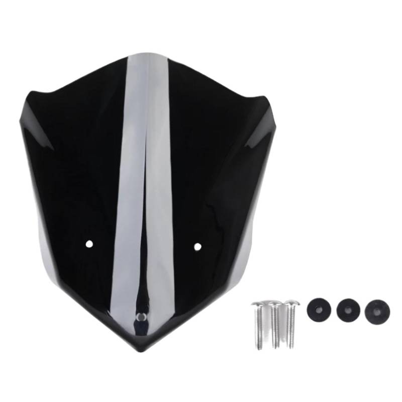 WWHUMM Windschutz Scheibe Windschutzscheibe Windschutzscheibe Motorrad Windabweiser Für F800R 2015 2016 2017 2018 2019 2020 Spoiler Deflektor(Black) von WWHUMM