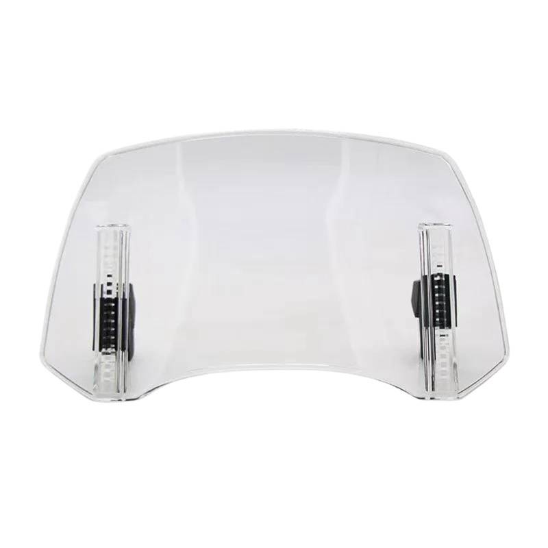 WWHUMM Windschutzscheibe Motorrad Windschutzscheibe Verlängerung Einstellbare Spoiler Deflektor Für NC750X NC750S NC700S NC700X NT1100 WH400 ST1300 Windabweiser Motorrad(Clear) von WWHUMM