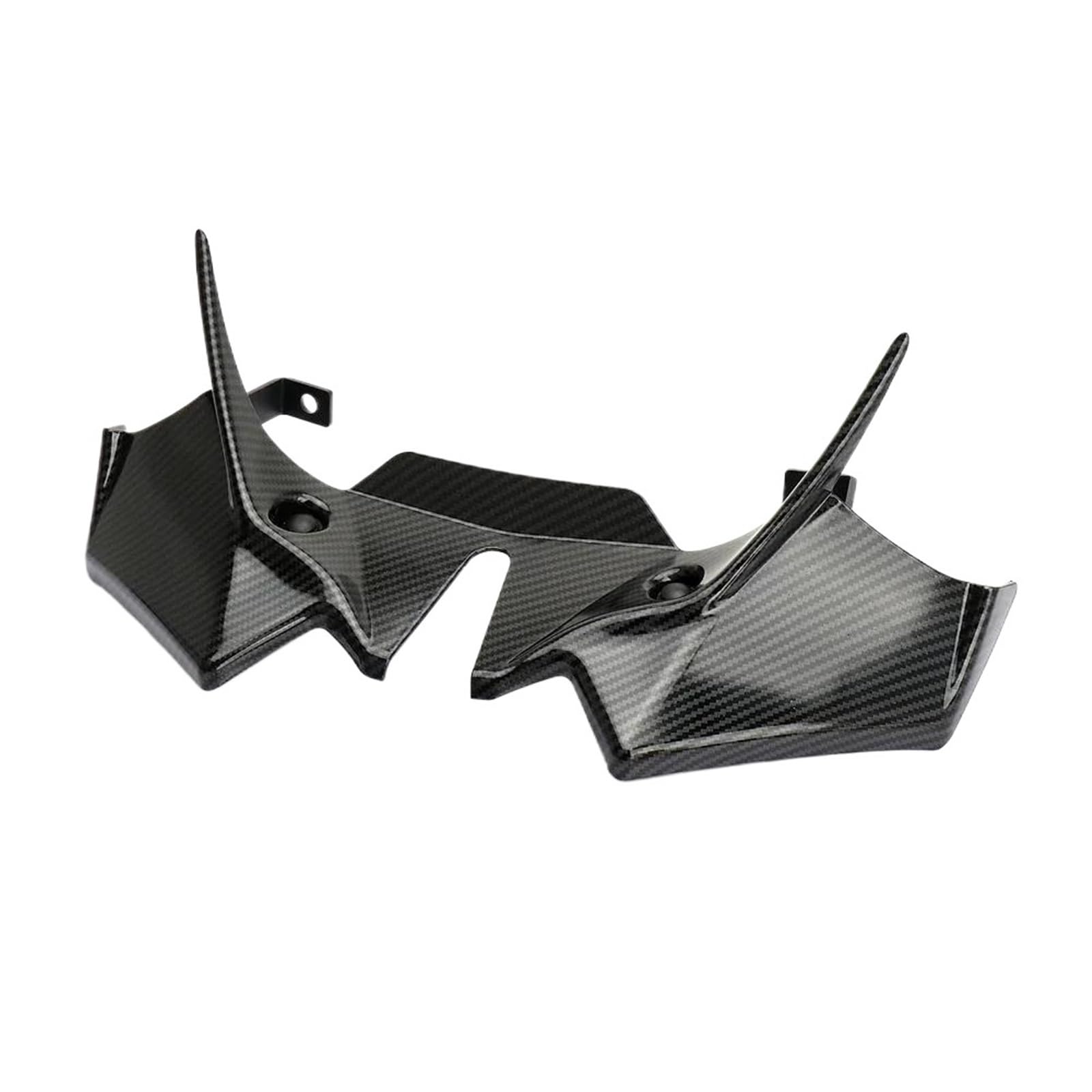 Aerodynamische Winglets Flügel Für Kawasaki Für Z650 2021 2022 2023 2024 Motorrad Sport Abtrieb Nackt Front Spoiler Aerodynamische Flügel Deflektor Kit Motorrad Tuning ZubehöR(2) von WWSADE