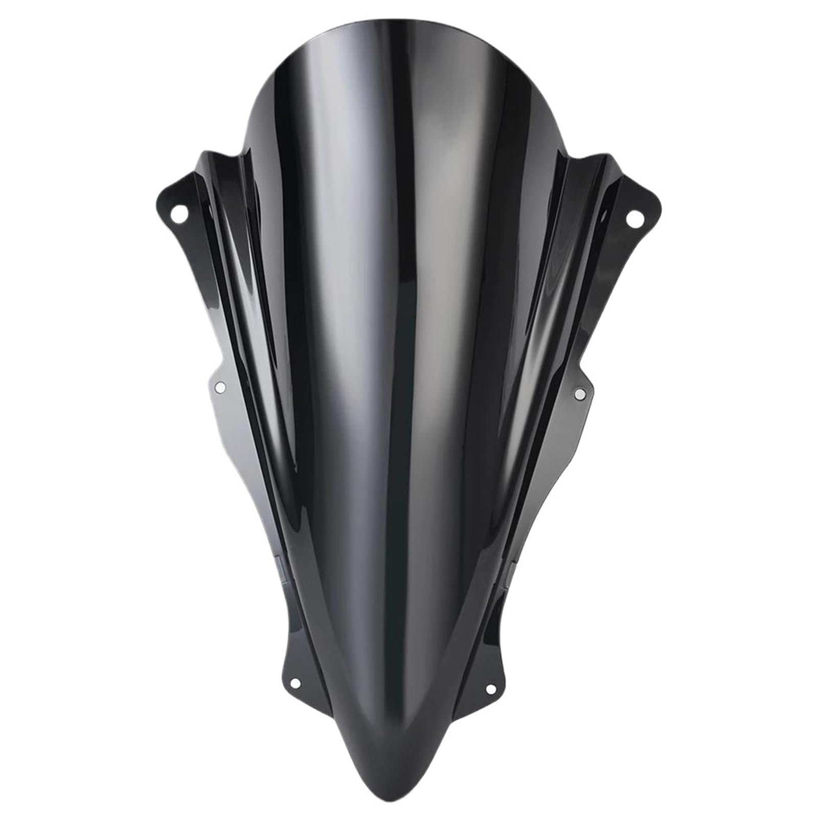 Motorrad Frontscheibe Motorrad Windschutzscheibe Windschutz Windabweiser Für Kawasaki Für N-ja ZX4R ZX4RR ZX25R 2023–24 Windschutzscheibe Zubehör(Dark Smoke) von WWSADE