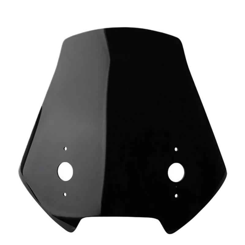 Motorrad Frontscheibe Motorrad Zubehör Bildschirm Windschutzscheibe Verkleidung Windschutzscheibe Für Kawasaki Für V-sys 650 2014-2020 Windschutzscheibe Zubehör(Black) von WWSADE