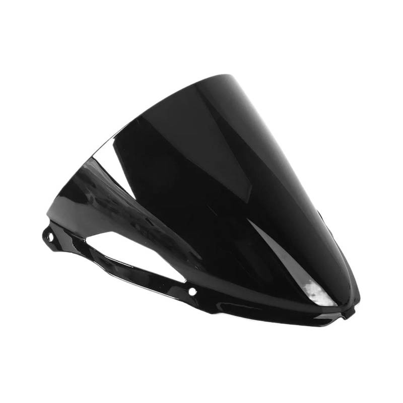 WWSADE Moto Windschutzscheiben Motorrad-Windschutzscheibe, Roller, Windschutzscheiben-Spoiler Für Kawasaki Für N-ja ZX-6R 2024 Windabweiser(Black) von WWSADE