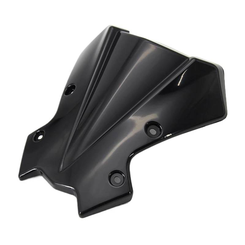 WWSADE Motorrad Frontscheibe Motorrad Windschutzscheibe Deflektor Windschutz Wind Schild Visier Motorrad Zubehör ABS Für Kawasaki Für Z650 Z900 2020 Windschutzscheibe Zubehör(Black) von WWSADE