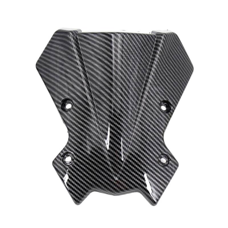 WWSADE Motorrad Frontscheibe Motorrad Windschutzscheibe Deflektor Windschutz Wind Schild Visier Motorrad Zubehör ABS Für Kawasaki Für Z650 Z900 2020 Windschutzscheibe Zubehör(Carbon Fibre) von WWSADE