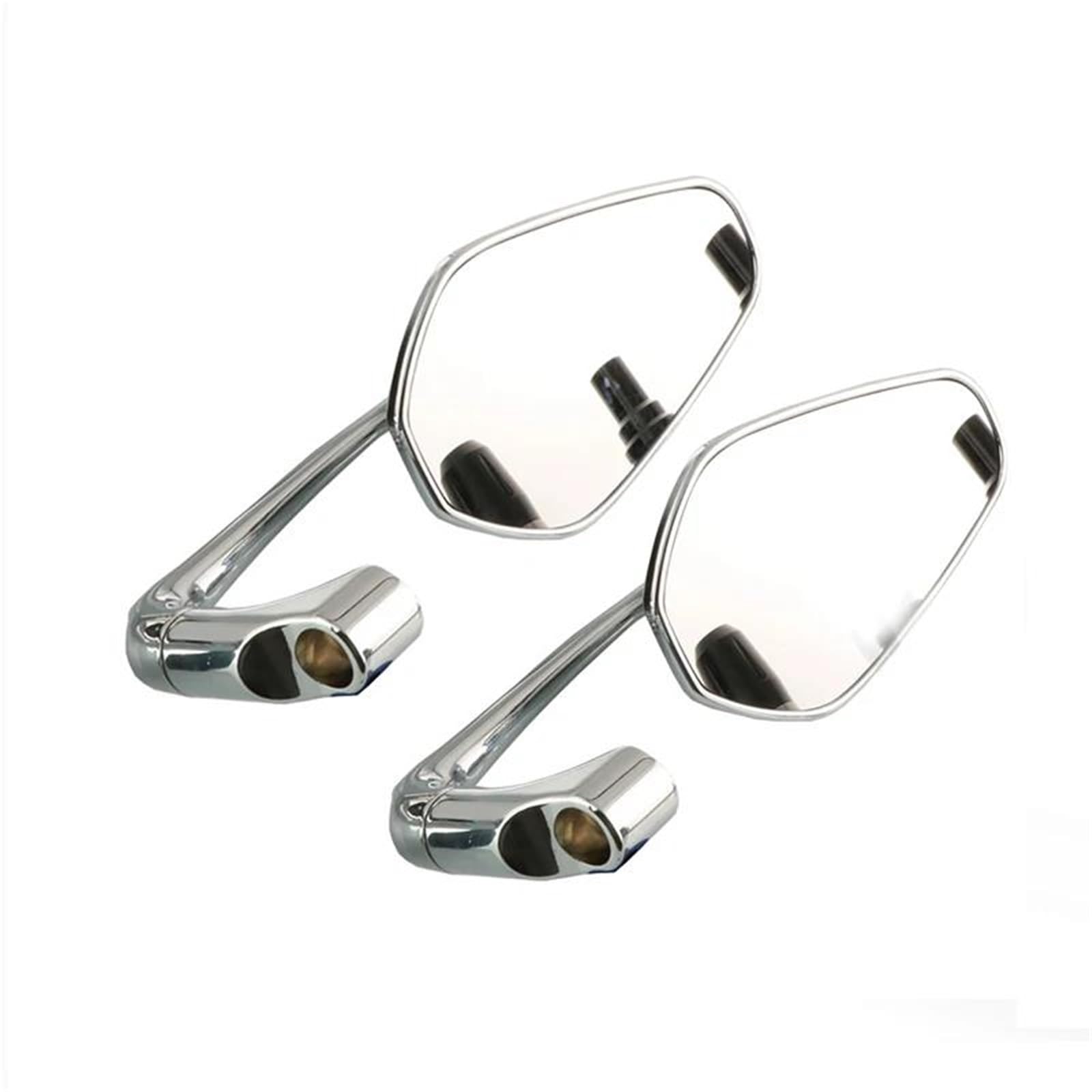 WWSADE Motorrad Rückspiegel Set Motorrad Rückspiegel 8/10MM Aluminium ABS Lenker End Spiegel Universal Für S1000R F900R Motorradspiegel(2) von WWSADE