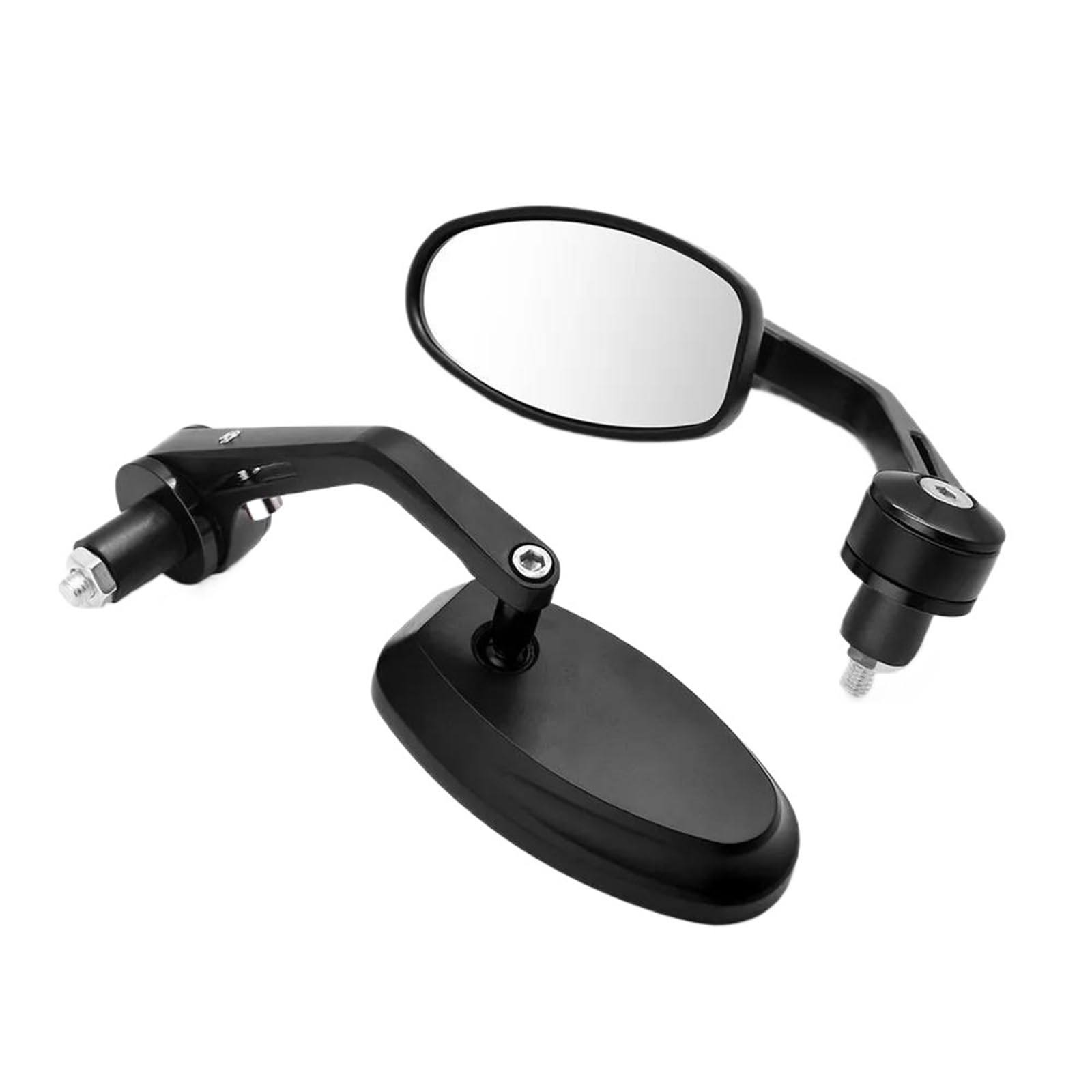 WWSADE Motorrad Rückspiegel Spiegel Set Für Aprilia Für Falco / SL1000 MANA Modell RST1000 Futura Motorrad Rückansicht Seiten Spiegel Rück Bar End Spiegel 360°Drehbarer Lenkerendenspiegel(3) von WWSADE