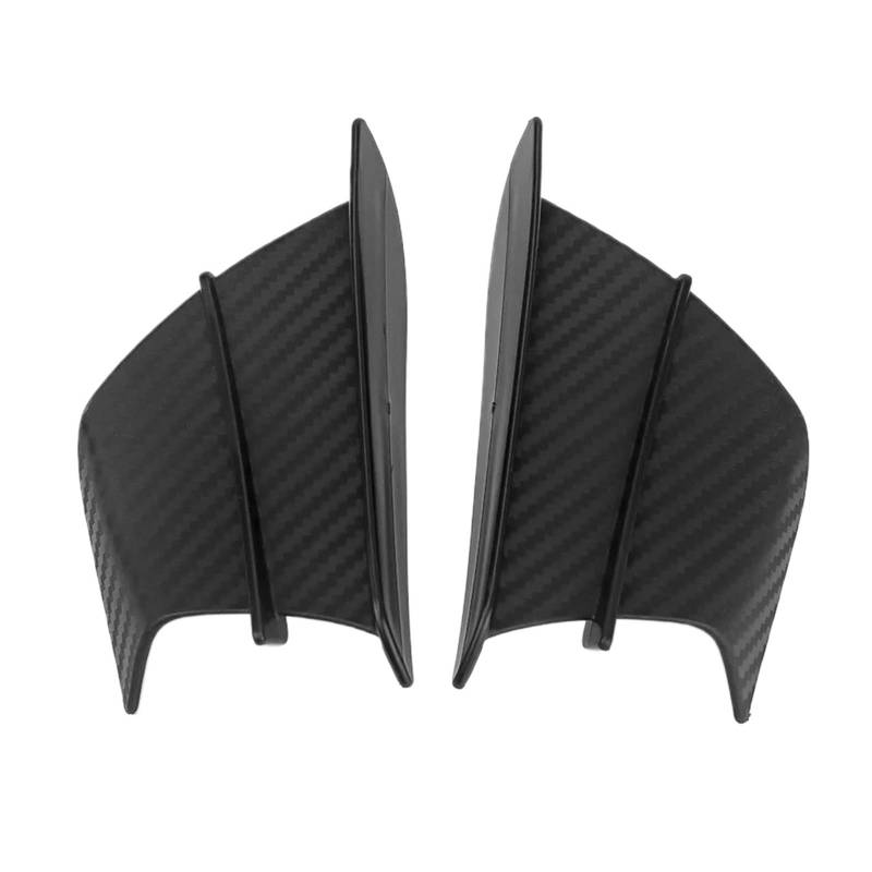 WWSADE Motorrad Seitenspoiler Für Ya&ma&ha Für Xmax 125 250 300 400 Motorrad Abtrieb Spoiler Aero Winglets Faser Wind Flügel Kit Universal Aerodynamische Winglets Flügel von WWSADE