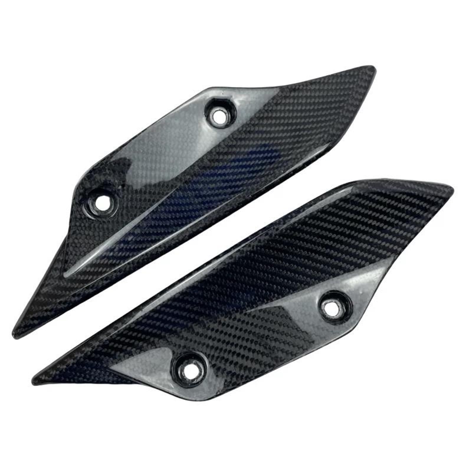 WWSADE Motorrad Seitenspoiler Motorrad Real Carbon Fiber Für S1000RR 2009-2014 Front Spoiler Winglets Verkleidung Aerodynamische Winglets Verkleidung Motorrad Tuning ZubehöR von WWSADE