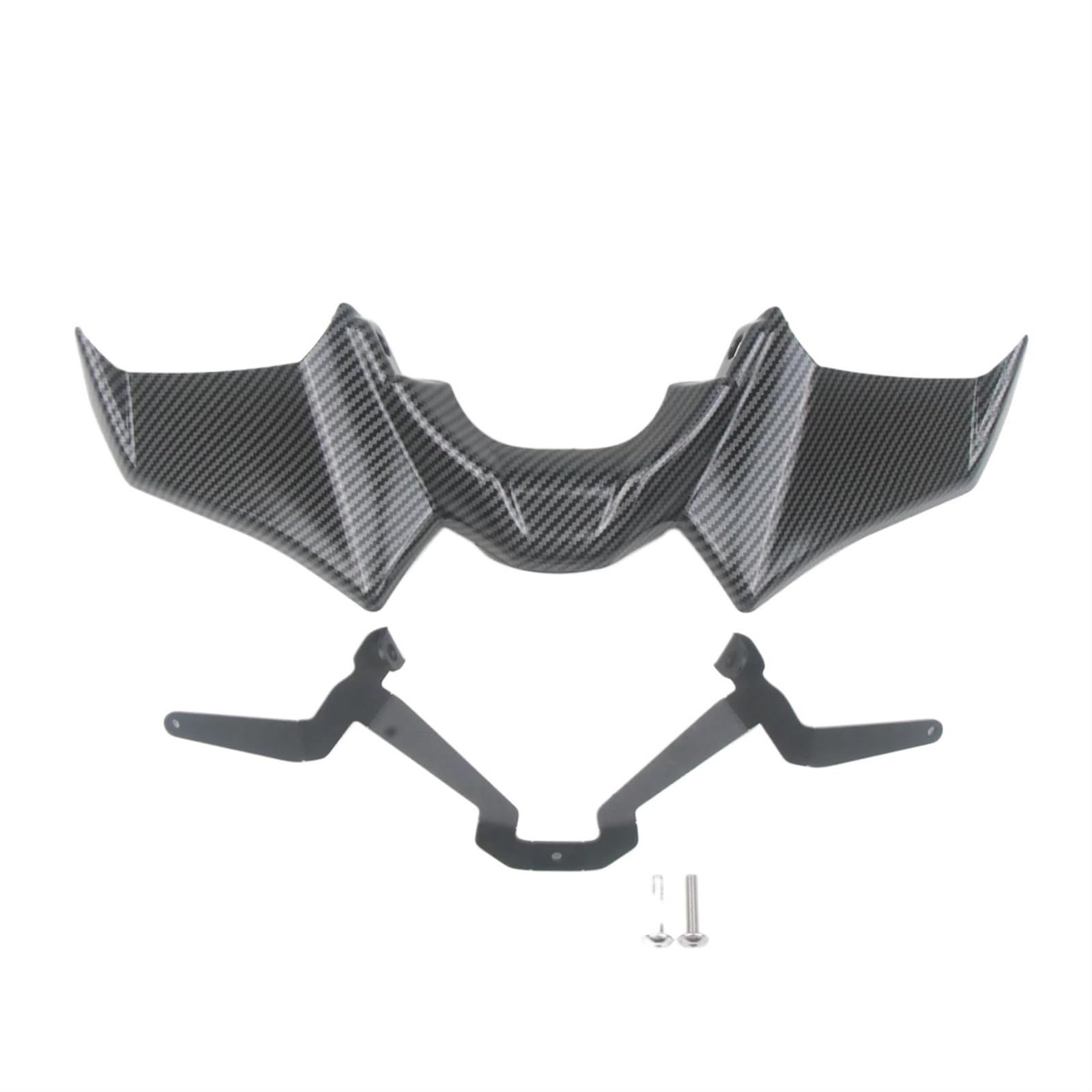 WWSADE Motorrad Seitenspoiler Motorradzubehör Schwarz Naked Front Downforce Spoiler Winglet Aerodynamischer Wing Kit Spoiler Für YA&MA&HA Für MT 07 2021 2022 2023 Motorrad Tuning ZubehöR(2) von WWSADE