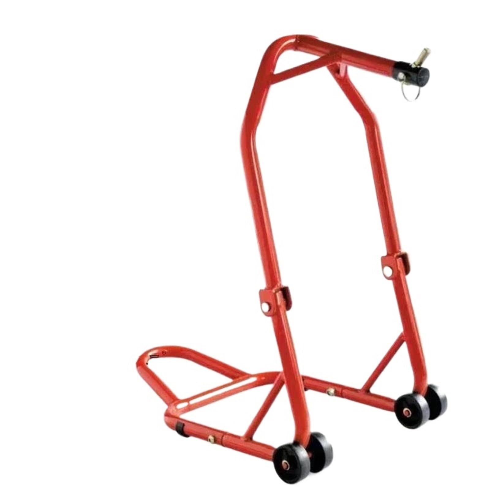 WWSADE Motorrad Seitenständer Motorrad Ständer Fahrrad Ständer Vorderrad Unterstützung Rahmen Stehen Schwinge Lift Für Moto Bikes Shop Reparatur Werkzeug Motorrad Ständer Set(Red) von WWSADE