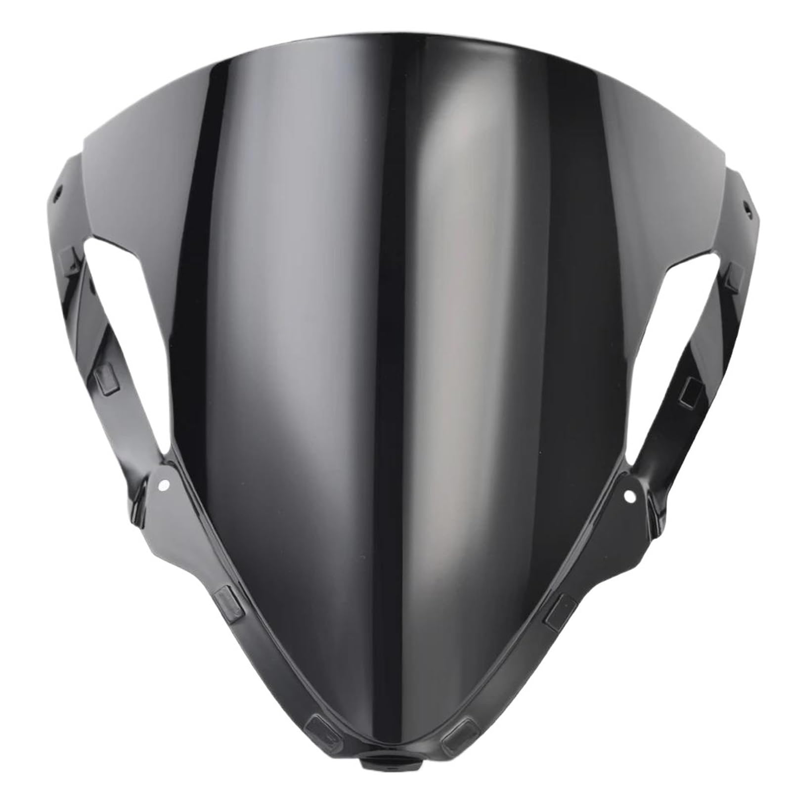 WWSADE Motorrad Windabweiser Windschutzscheibe Spoiler Windschutzscheibe Motorrad Wind Deflectore Für Kawasaki Für N-ja ZX6R 2024 - Motorrad Windshield Windabweiser(Black) von WWSADE